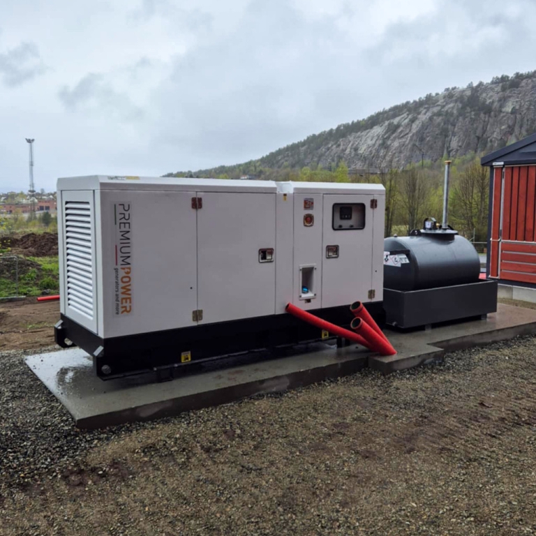 Nødstrømsaggregat fra FS Energi på 100 kVA / 400V
