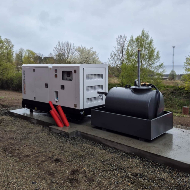 Nødstrømsaggregat fra FS Energi på 100 kVA / 400V